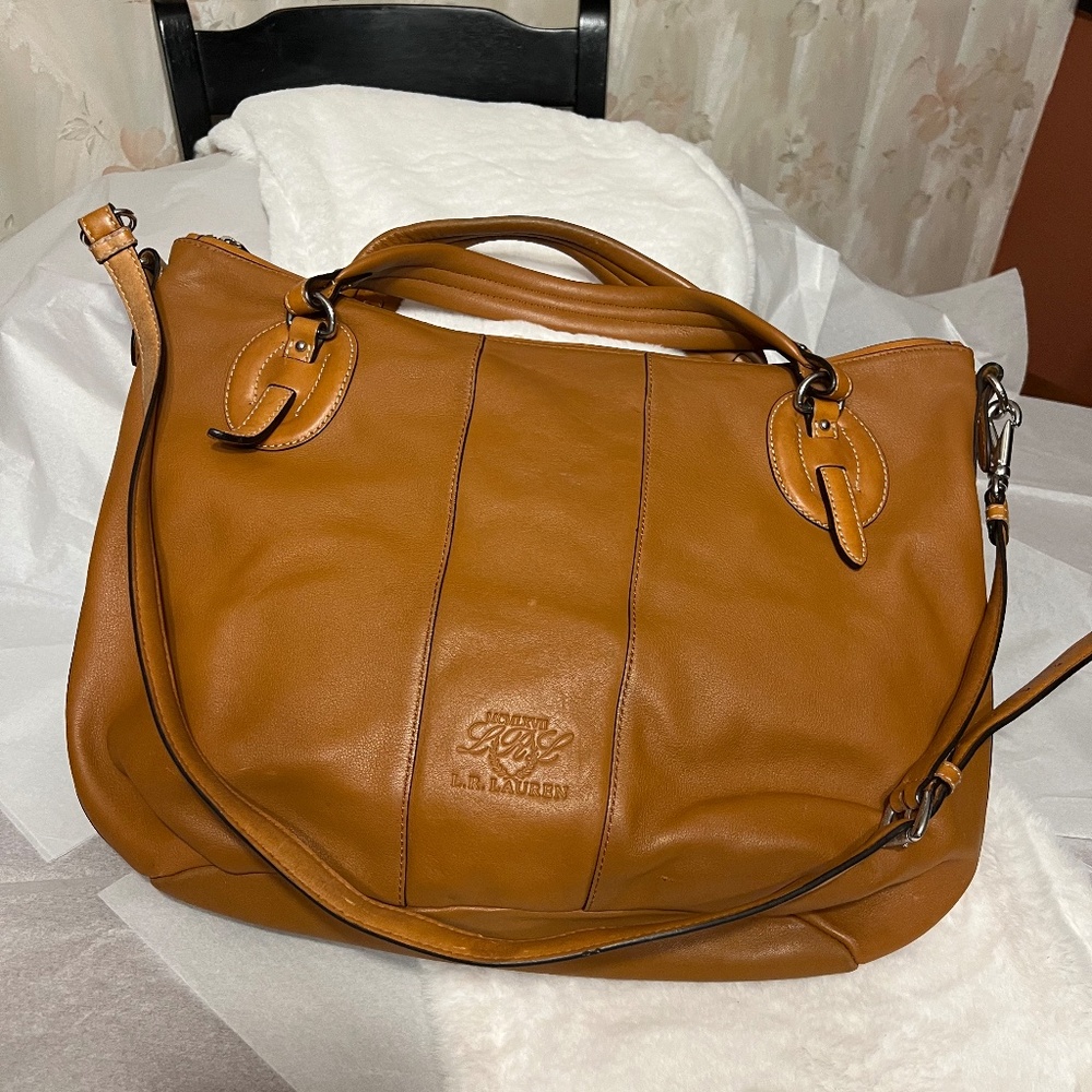 RLX by Ralph Lauren large leather bag
